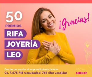 Lista de ganadores de sorteo  de Rifa Solidaria