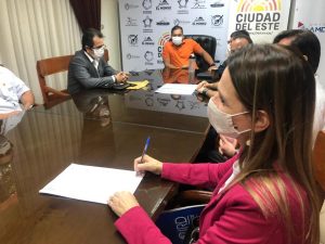 La Amedap firma un convenio de cooperación con la Municipalidad de Ciudad del Este
