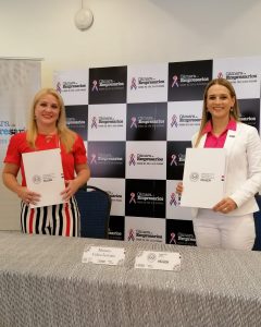 Firma de convenio de la Amedap con el Ministerio de la mujer