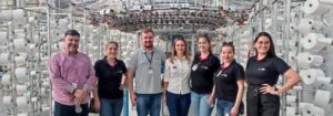 Directivos y socias de la Amedap visitan fabrica textil de Lunelli